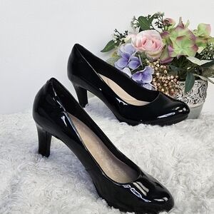 Clarks Ambyr Joy Leather Pump Comfort Insole 10M